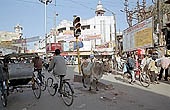 Varanasi - the old city is a cramped labyrinth crowded by pilgrims and street sellers 